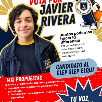 ¡Apoyemos a Javier Rivera en las elecciones del CLEP SLEP Elqui!